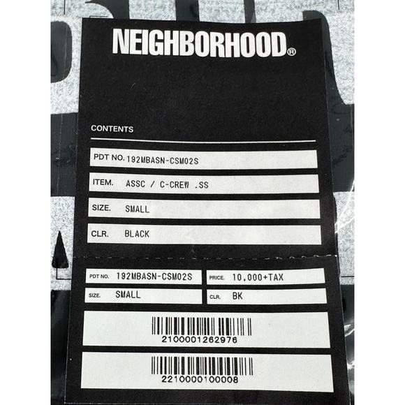 NEIGHBORHOOD X ASSC "Neighborhood in Tears" Tee Small ASST392-S - Picture 5 of 7